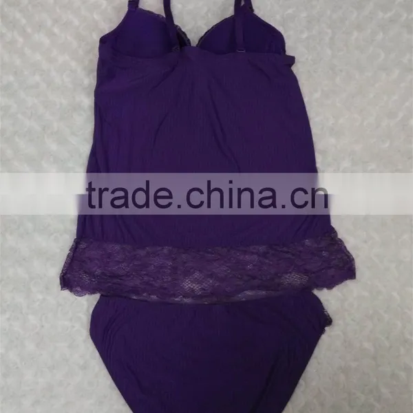 Bra Camisole Adults Women Hot Sale Camisole and Panty Set