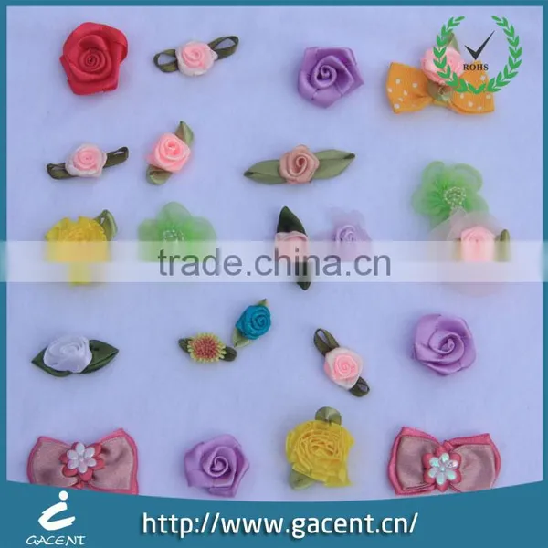 Polyester Mini Ribbon Bows for Hair Decoration photo-6