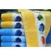 Velvet Surface Embossed New Design Beach Towel With Jacquard Damask Border