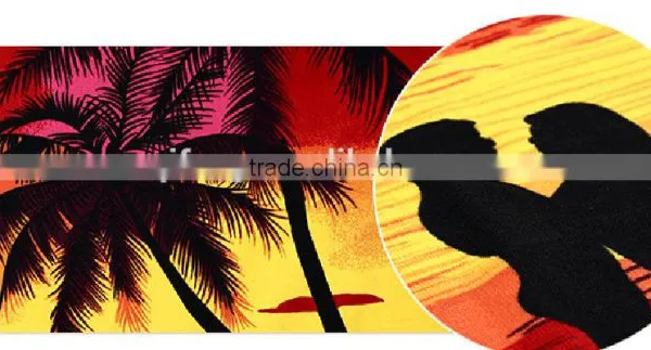Colorful Reactive Print Cotton Bath/beach Towel With High Water Absorption photo-2