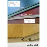 Best Selling Waxed High Glossy U-Groove Laminated Hardwood Flooring photo-2