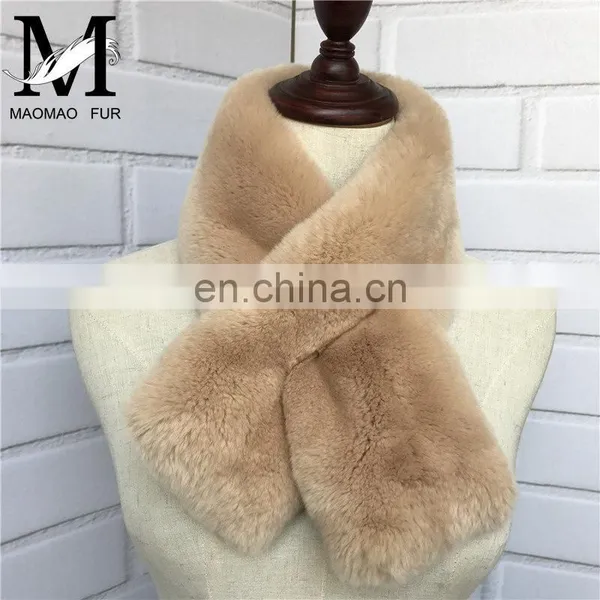 2016 Winter Women Real Rabbit Fur Scarf Wholesale / Scarf Factory China photo-6
