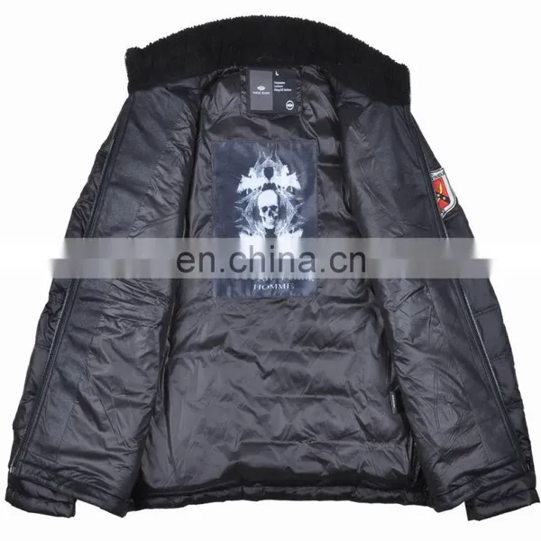 2015 Latest Fashion Men Warm Leather Motorcycle Jacket photo-2