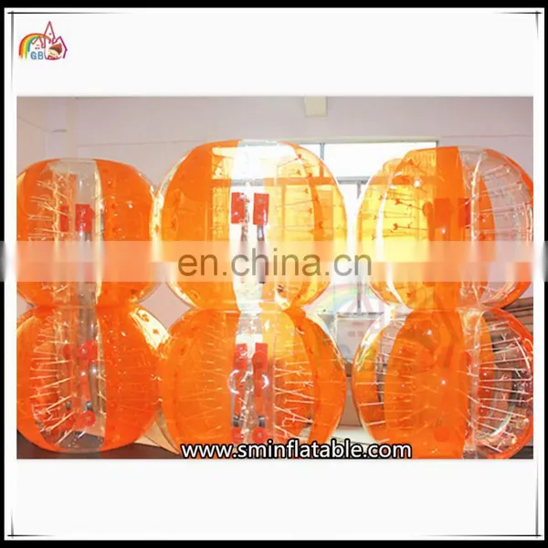 Kid And Adult Funny Games!! Inflatable Belly Bubble Ball Soccer Bumper Ball Loppy Football photo-5