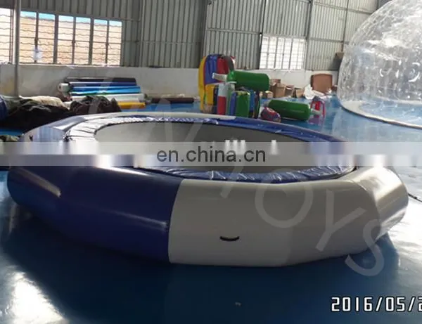 Cheap 14ft Round Inflatable Water Trampoline/water Blob Jump Trampoline photo-5