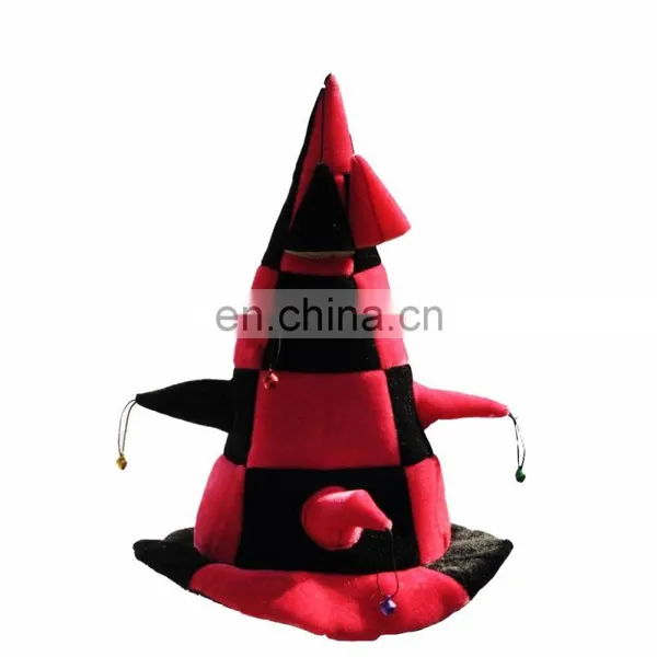 MCH-1011 Party Carnival Wholesale Custom Logo Foam Hats Funny Adult Jester Clown Hats With Horns for Adults photo-4