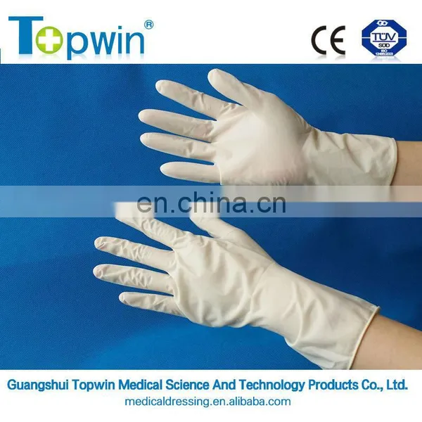 Disposable Medical Supply Latex Examination Gloves