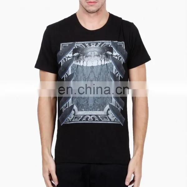 Discharge Printing Short Sleeve Mens Cotton t Shirts 2015 Cheap Custom Factory t Shirts photo-3