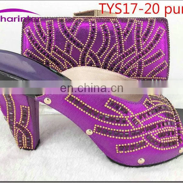 Italian Shoes and Bag Set TYS17-20 photo-3