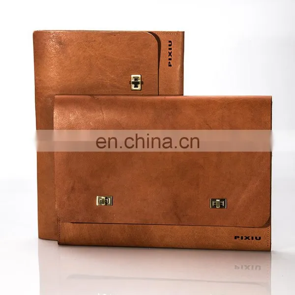 Guangzhou Factory Fashion Handmade Wholesale Leather File Holder photo-4