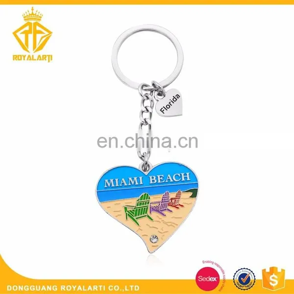 Factory Price Football Custom Metal Keychain in Silver Plated photo-2