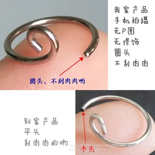 New Hot Money Puncture Stainless Steel Insert Drill Nail, Foreign Trade Jewelry Earrings, Titanium Steel Nose Ring Manufacturer Wholesale photo-3
