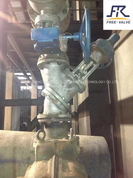 Y Type Slurry Globe Valve for Slurry Discharge photo-2