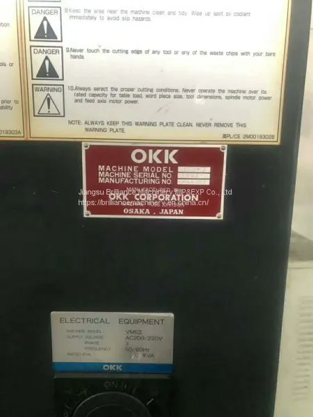 OKK VM5III Vertical Machining Center photo-3