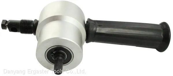 Nibble Metal Cutting Double Head Sheet Nibbler Saw Cutter Tool Drill Attachment Free Cutting Tool Nibbler Sheet Metal Cut /Multipurpose Double Head Sheet Metal Nibbler Hole Saw Drill Cutter Cutting Tool photo-5