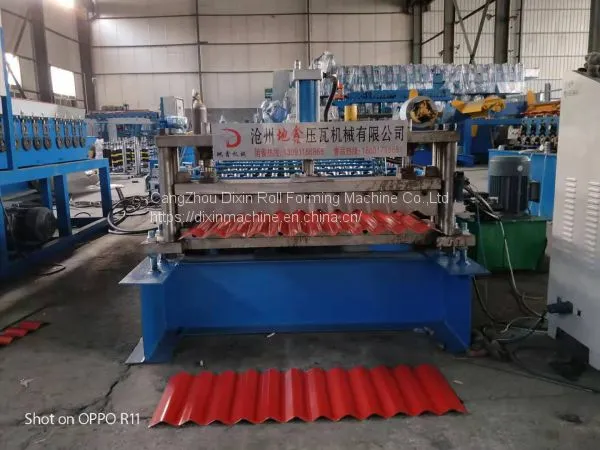 Roofing Tile Corrugated Sheet Roll Forming Machine Price for Factory Price photo-2
