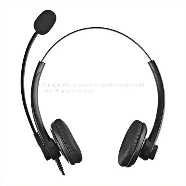China Beien A26 RJ Telephone Call Center Headset Noise-cancelling Headset Customer Service Gaming Headset photo-3