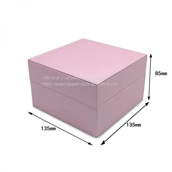 Watch Box Factory Direct Sale PU Leather Flip Watch Box Jewelry Box PU Watch Packaging Box Customizable LOGO photo-3
