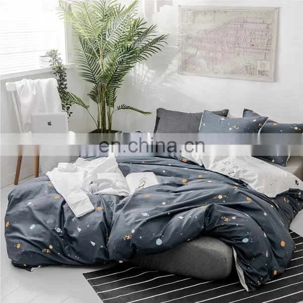 Manufacturers California King Deep Sleep Designer Brand 3 Pcs 100% Cotton Printing Durable Duvet Cover Bedding Set photo-5