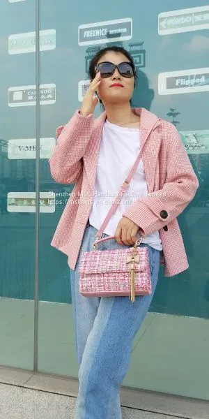 Luxury Fashion Winter New Tweed Multi Colors Shoulder Hand Girl Bag Crossbody Handbags Wholesale photo-2