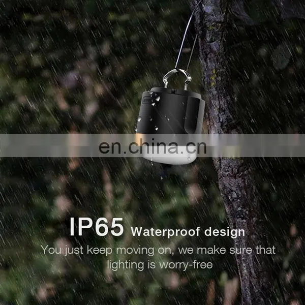 2020 New Style Mini Outdoor Waterproof Camping Tent Light Rechargeable Highlight Led Camping Light photo-5