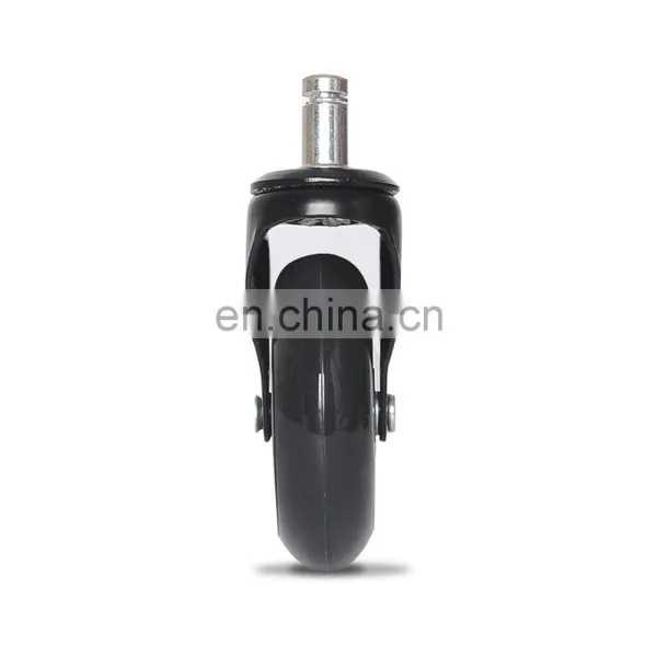 Low Noise Easy Fast Install Office Furniture PU Castor Roller Wheel photo-2