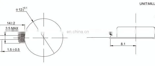 1.5V 3.0V Mini Small Coin Motor Pancake DC Motor 1234 photo-4