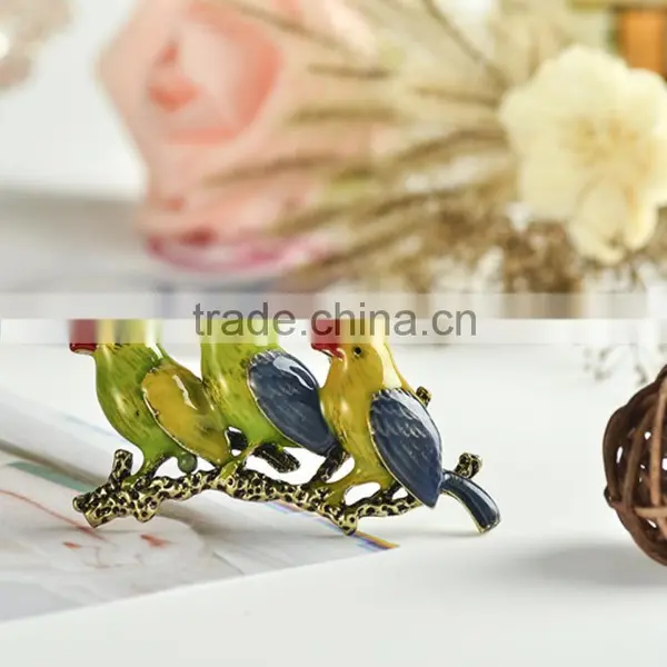 Fantasy Animal Jewelry Colorful Enamel Brid China Wholesale Brooch photo-2