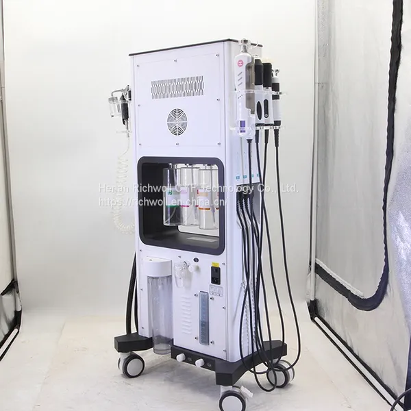 7 In 1 Super Bubble PeelOxygen Spa Treatment Systems/Ultrasonic RF BIO Hydra Dermabrasion Hydro Beauty Facial Machine photo-3
