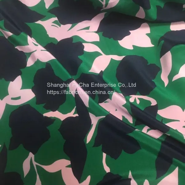Textile Rayon Print Crepe Koshibo Fabric With Flower Digital Printing Fabric photo-2