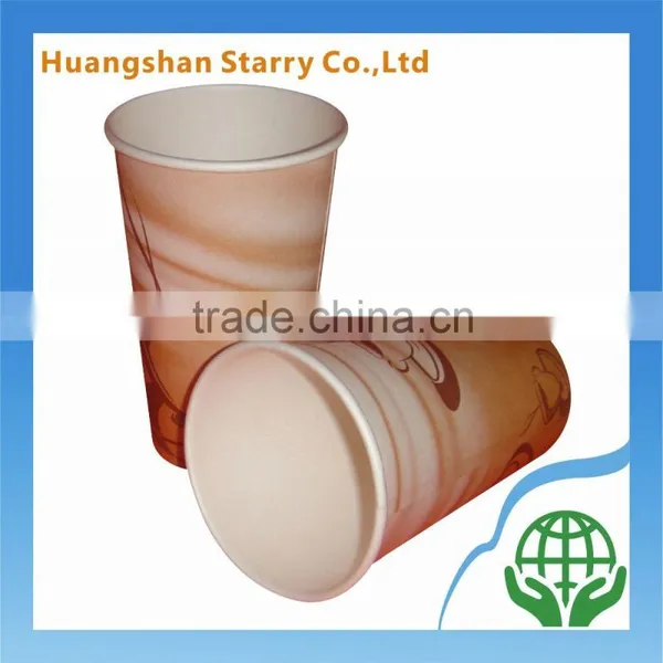 Coffee Container Paper Raw Material Custom Design Ripple Cup photo-3