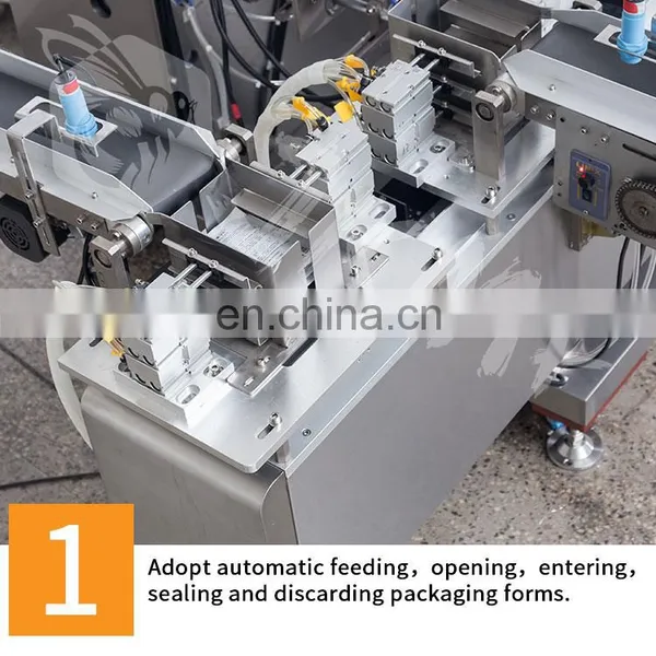 Auto Pharmacy Capsule Blister Plate Board Small Carton Packing Cartoning Cartoner Machine photo-3