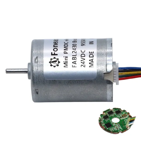 BL2430i BL2430 B2430M OD Φ 24mm Mini Inrunner BLDC Brushless DC Motor With Internal Integrated Driver With Hall Sensor