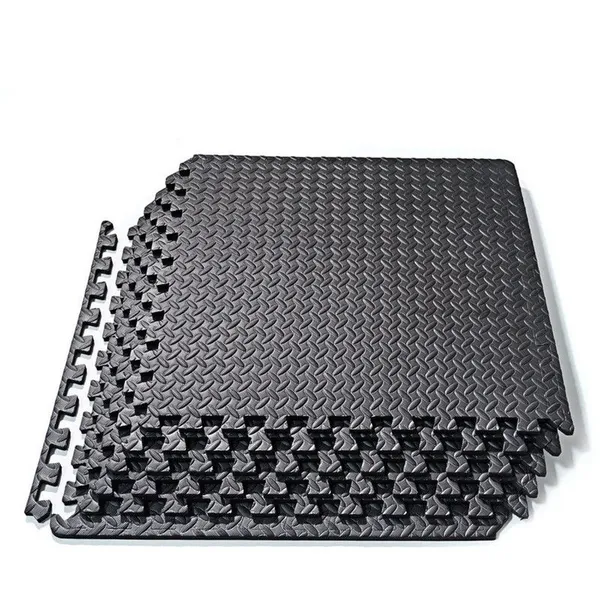 24''*24'' Grey Extra-Thick EVA Foam Puzzle Floor Mat Home Gym Protective Flooring Foam Floor Protecting Mat EVA Foam Floor Tiles for Home