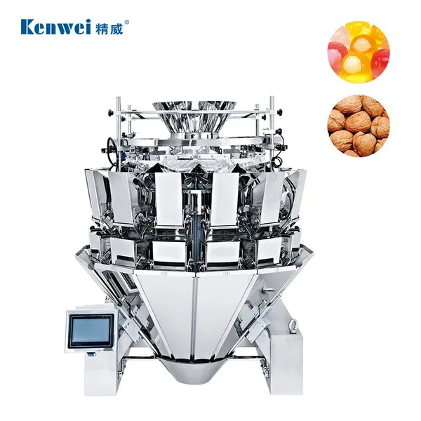 Feeding-control multihead weigher for potato small packs fruits