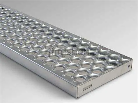 Aluminum Punching Board Round Perforated Metal Sheet Mesh Crocodile Mouth Anti-slip Plate photo-2