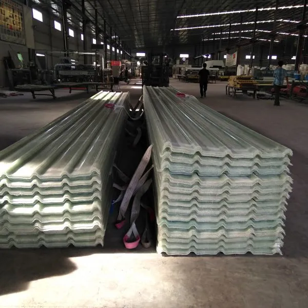 Factory Production Fiberglass Roofing Sheet Skylight Transparent Frp Daylighting Tile photo-4