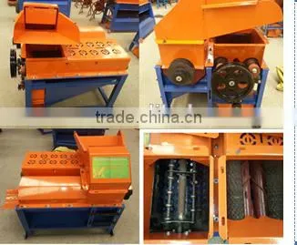 Two Feeding Hoppers Corn Stripper and Sheller Machine photo-5