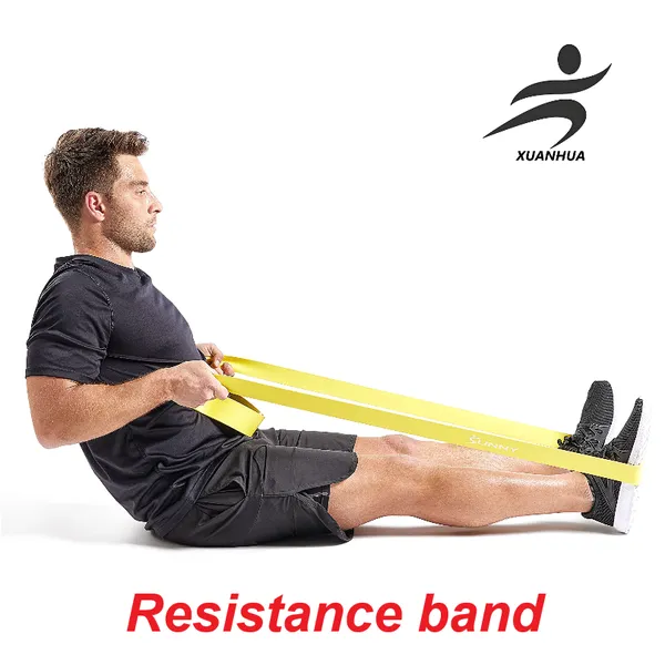 TPE Band Resistance Band Fitness Yoga Auxiliary Belt Stretch Tension Band Strength Training Stretch Resistance Band Yoga Elastic Band Fitness Rope