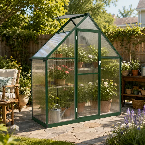Custom Aluminum Lean-to Polycarbonate Greenhouse for Wholesale Buyers