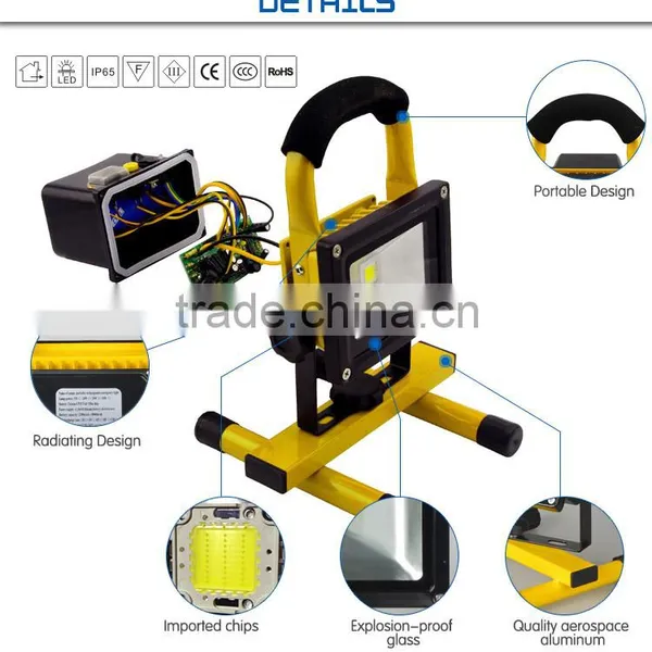 Fashion Design 50w Led Rechargeable Flood Lighting and Led Working Light With High Lumen photo-2