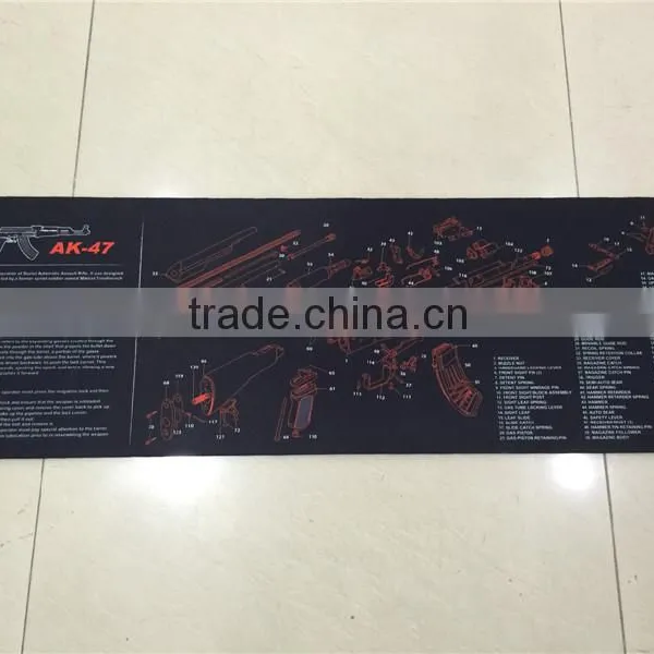 Hot Sale New Design Custom AR-15,AK47,Glcok,Beretta92 Gun Cleaning Mat,gun Mat for Rifle & Pistol Preparing and Cleaning Quality Choice photo-5