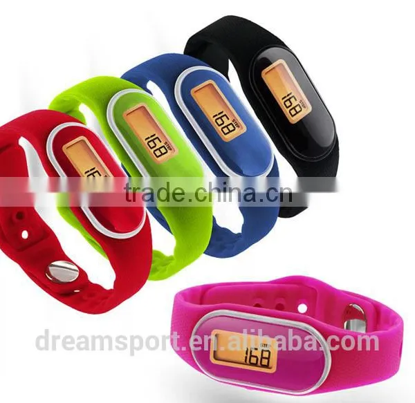 Mini Pedometer Bracelet Wristband Step Counter With Silcone Band DP-888 photo-2