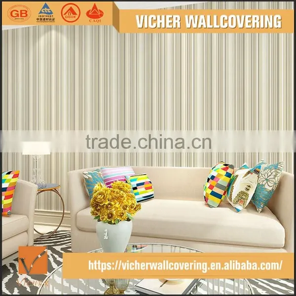 Professional Manufacturer Eco-Friendly PVC Material Latest Design Commercial Wallcoverings