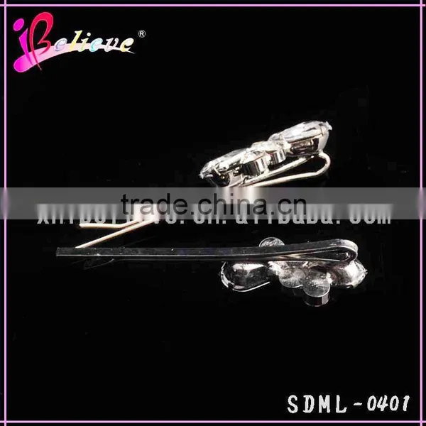 Traditional Fashion Decorative Hair Pins Clear Rhinestone Hair Pins Girls Hair Pins photo-4