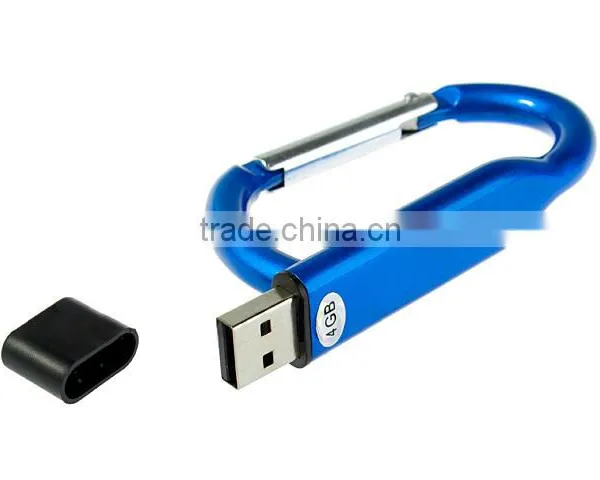 Custom Carabiner Metal Usb Flash Drive 4gb Supplier's Choice photo-2