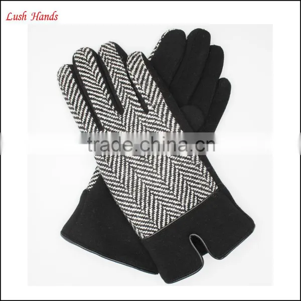 Ladies High-quality Woolen Gloves With Polyester photo-4