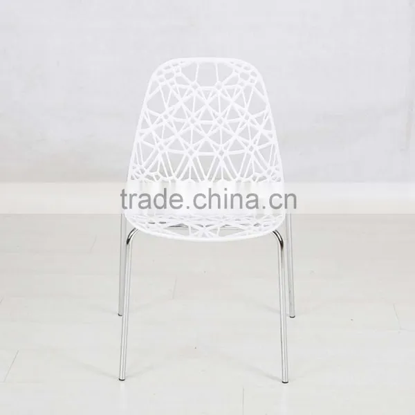 Hollow Personality Design Plastic Chairs Colored Home Goods Grid Office Chair photo-3