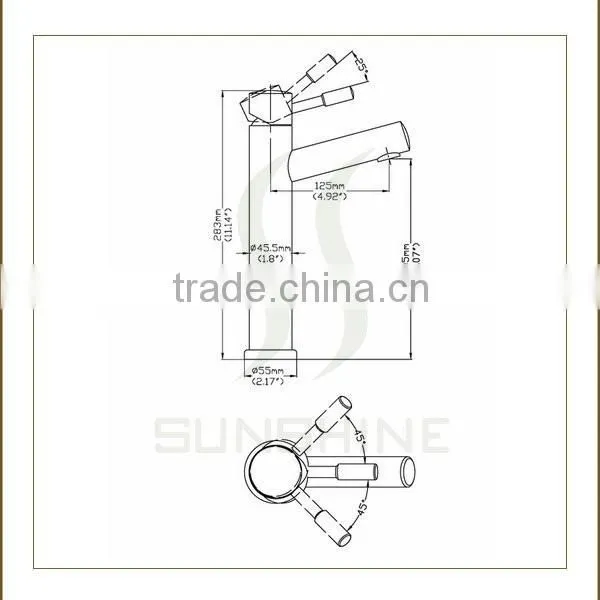 FT-A-26A Australia Style Stainless Steel Basin Faucet for Export photo-2