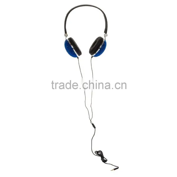 Crystal Rhinestone DJ Over-Ear Headphones photo-4